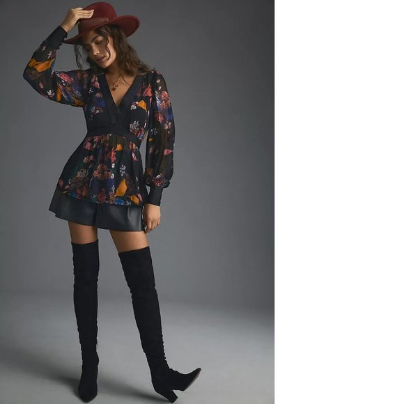 Anthropologie Maeve Open-Back Tunic - Picture 2 of 10